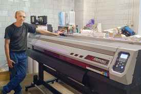 Запуск УФ-принтера Mimaki UJV100 в РПК "Абрис" из Чебоксар 