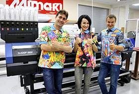 Дизайнерские поло с пылу с жару - с Mimaki Tx300 это легко и просто!