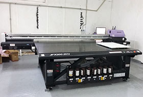 Печать на досках - новое место работы нашего JFX200