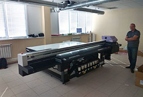 Инсталляция Mimaki JFX200 в подмосковной РПК