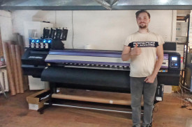 Экосольвентник Mimaki JV300-160 Plus установлен в компании "РПК" (Спб)