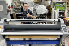 Ламинатор MEFU MF1700-M1 Pro запущен в типографии WOWbanner