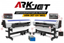 УФ-принтер ARK-JET UV 1802 получил мощный апгрейд-пакет