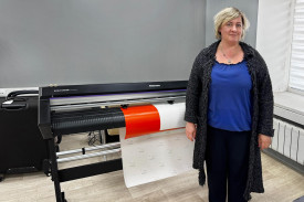 Запуск режущего плоттера Mimaki CG-130AR в РПК "Арт-Сити Групп"