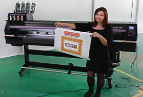 Инсталляция Mimaki CJV150 на производстве спецодежды "Энергоконтракт"
