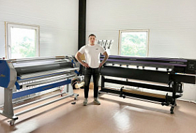 Запуск принтера Mimaki CJV300 Plus и ламинатора MEFU MF1700-A1 в РПК MOS
