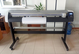Каттер Mimaki для пескоструйной обработки в мастерской "Avega"