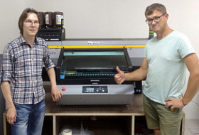 В компании "Бизнес ИНФО" из Сызрани установлен новейший Mimaki UJF-6042 MkII e