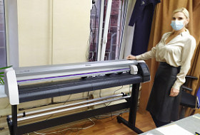 Новый режущий плоттер Mimaki в "Мастерской Визуальной Рекламы"