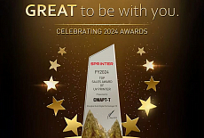 Мы получили награду Top Sales Award от Sprinter!