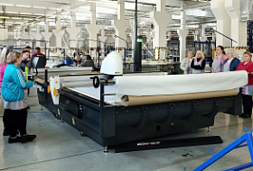 Раскройный комплекс iECHO GLS-2522 запущен на фабрике ФомЛайн в Кузнецке